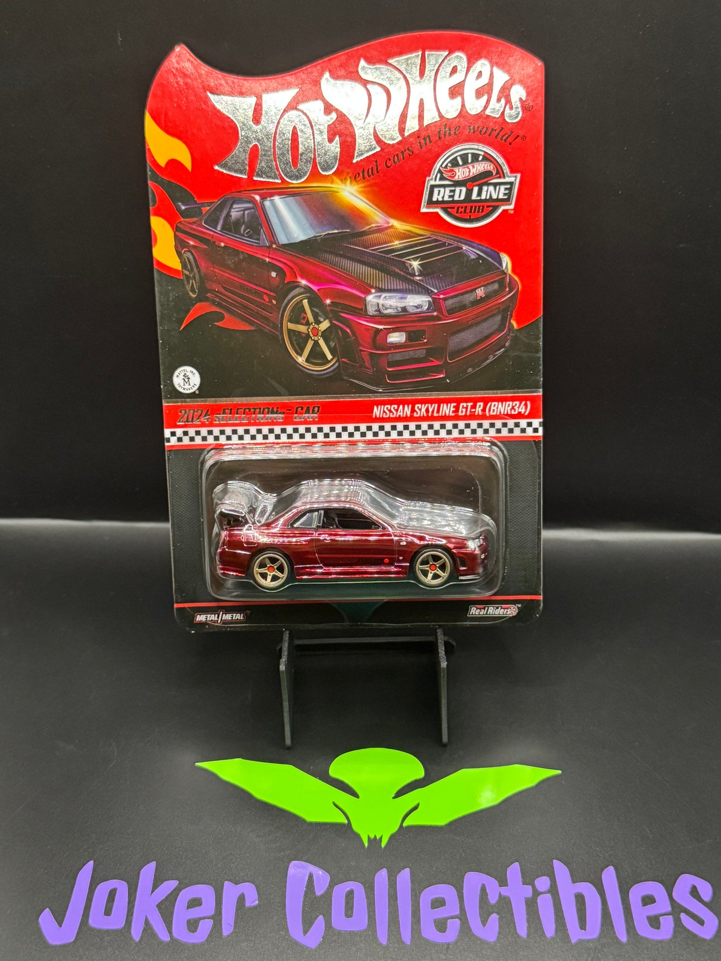 Hot Wheels 2024 RLC Red Line Club sELECTIONs Car Nissan Skyline GT-R (BNR34)