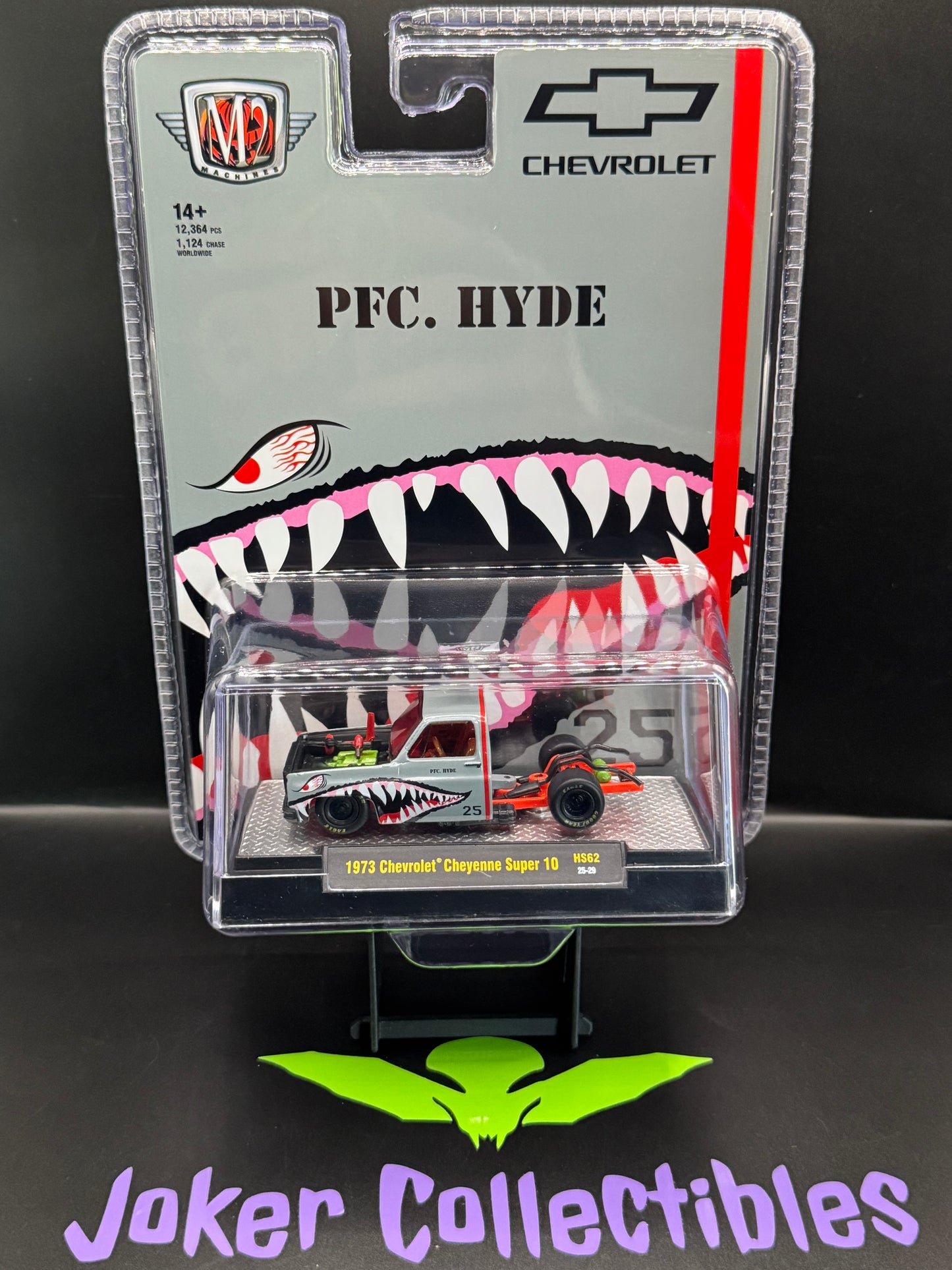 M2 Machines 1973 Chevrolet Cheyenne Super 10 PFC. HYDE Shark Face HS62 25-29