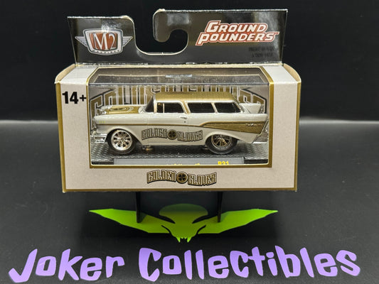 M2 Machines Ground Pounders Golden Clover 1957 Chevrolet Nomad R31 25-02