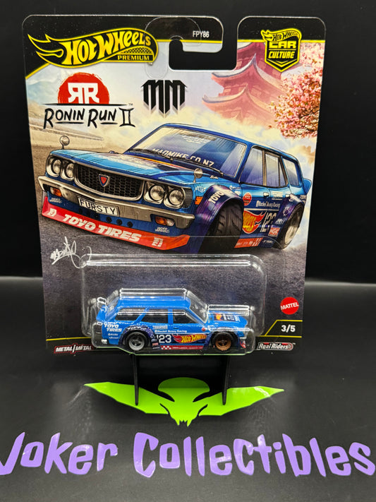 Hot Wheels Premium Car Culture Ronin Run II Mad Mike Mazda RX-3 Wagon # 3/5