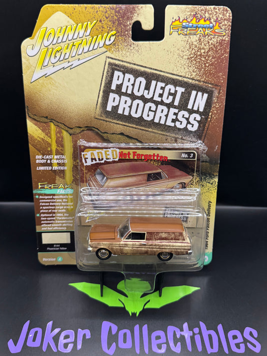 Johnny Lightning Street Freaks Project in Progress 1964 Ford Falcon Delivery Phoenician Yellow #3