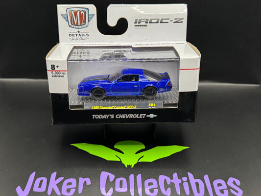 M2 Machines Auto-Thentics Blue 1985 Chevrolet Camaro IROC-Z S91 20-105