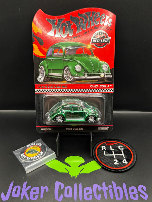 Hot Wheels 2024 RLC Red Line Club Exclusive Car Green Kawa-Bug-A