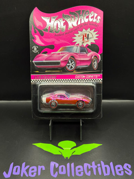 Hot Wheels 2019 RLC Red Line Club Exclusive Convention Pink Custom Corvette