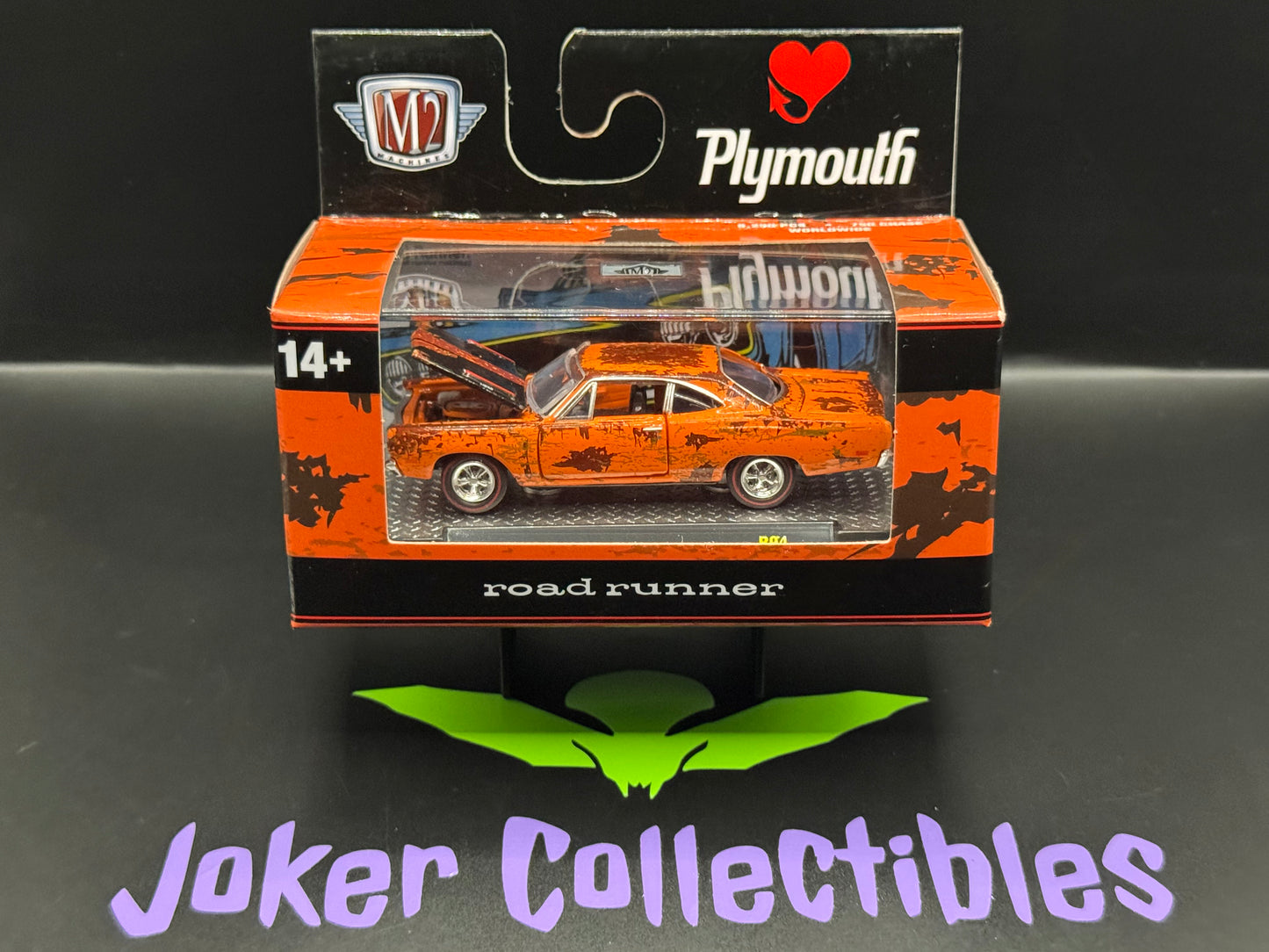 M2 Machines Auto-Thentics Weathered 1969 Plymouth Road Runner R94 24-100