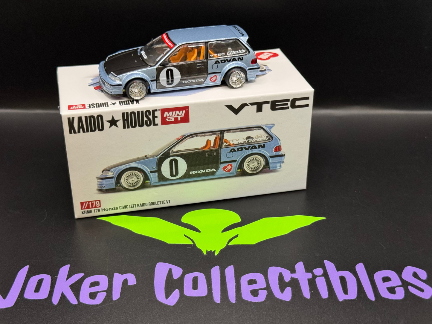 Kaido House Honda Civic (EF) Kaido Roulette V1 Light Blue KHMG179