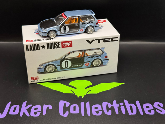 Kaido House Honda Civic (EF) Kaido Roulette V1 Light Blue KHMG179