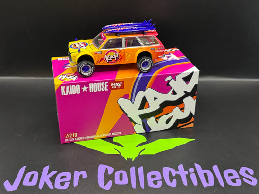 Kaido House Datsun KAIDO 510 Wagon 4×4 Kaido ISLANDS V1 Orange KHMG210