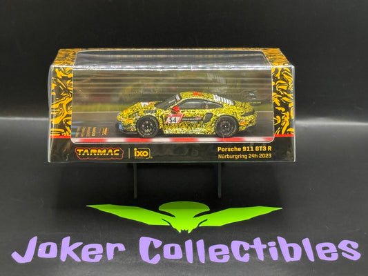 Tarmac Works ixo Models Hobby64 Porsche 911 GT3 R Nürburgring 24h 2023 Yellow