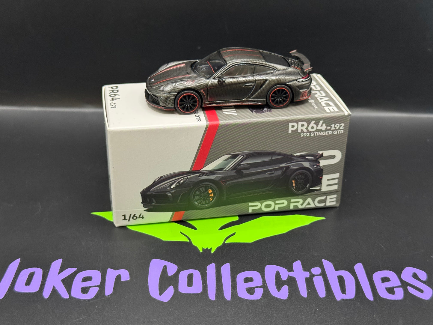 Pop Race Porsche 992 Stinger GTR Carbon Edition Redline PR64-192