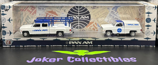 M2 Machines Auto-Haulers 1973 GMC Sierra 3500 & 1975 GMC Sierra Grande 15 R66 23-10 Pan Am
