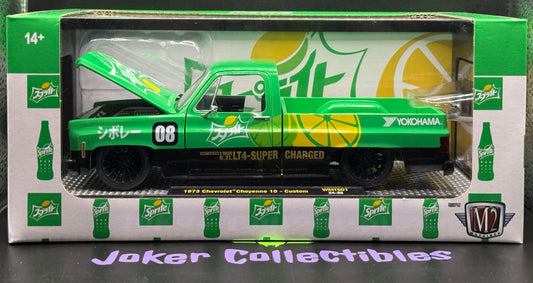 M2 Machines 1:24 Scale Japanese Sprite 1973 Chevrolet Cheyenne 10 Custom WMTS01 24-35