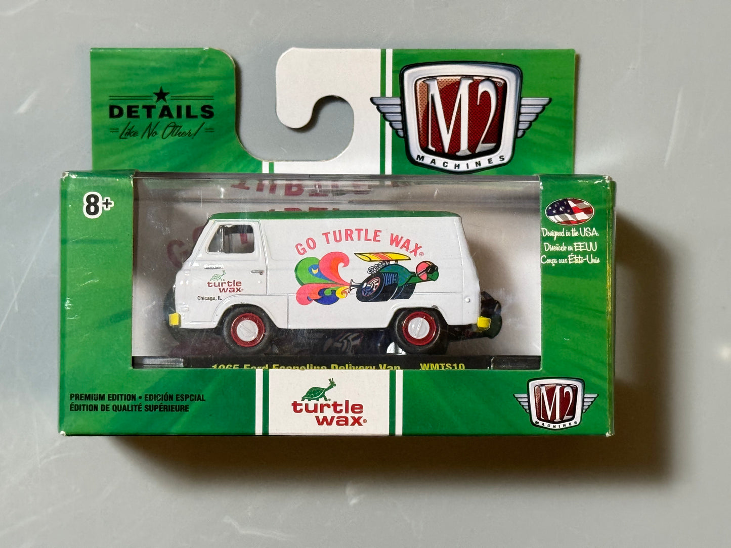 M2 Machines Turtle Wax 1965 Ford Econoline Delivery Van WMTS10 19-34 Walmart Exclusive