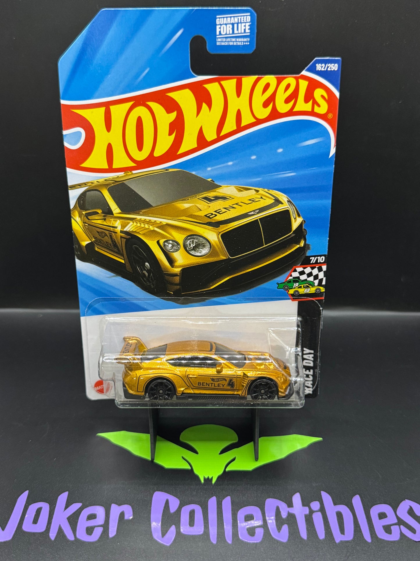 Hot Wheels 2026 Gold 2018 Bentley Continental GT3 162/250 Race Day 7/10 A Case