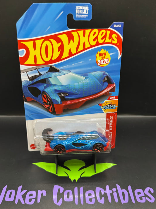 Hot Wheels 2026 Blue Red Street Shrieker 66/250 Hot Wheels Let's Race 3/5 A Case