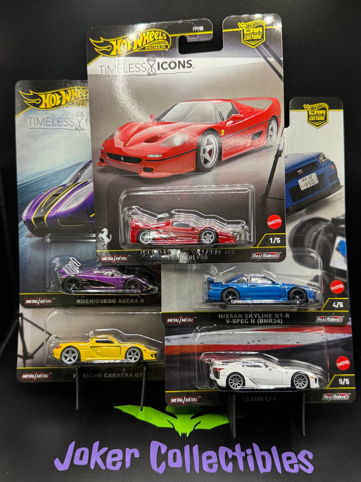Hot Wheels Premium Car Culture 2025 Timeless Icons Set of 5 FPY86-961N
