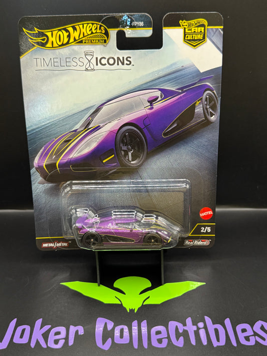 Hot Wheels Premium Car Culture 2025 Timeless Icons Koenigsegg Agera R # 2/5