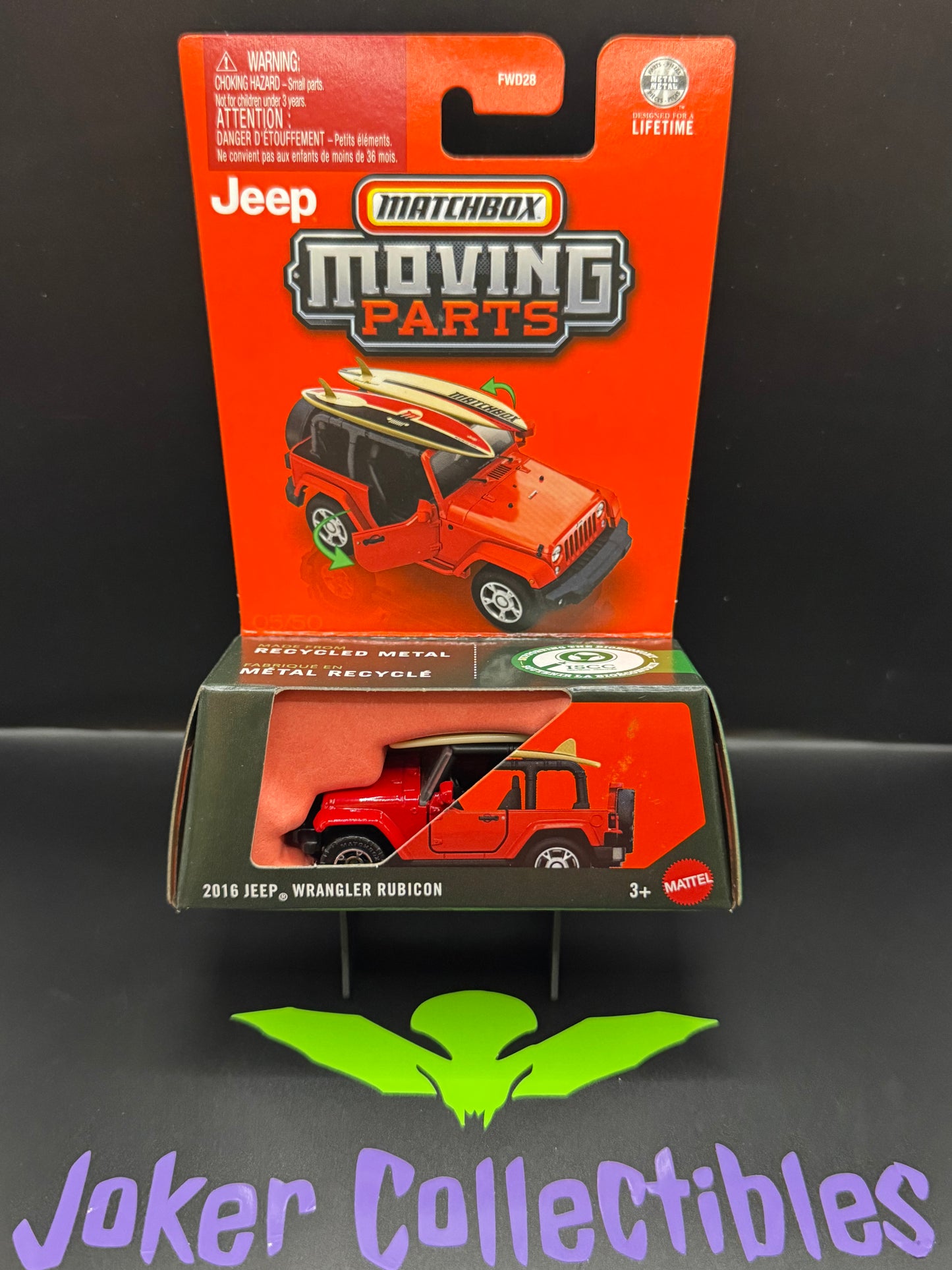 Matchbox 2026 Moving Parts 2016 Jeep Wrangler Rubicon