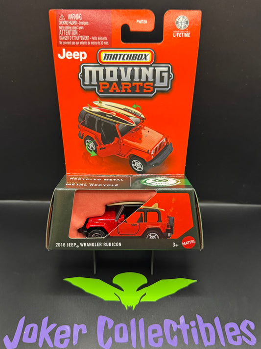 Matchbox 2026 Moving Parts 2016 Jeep Wrangler Rubicon