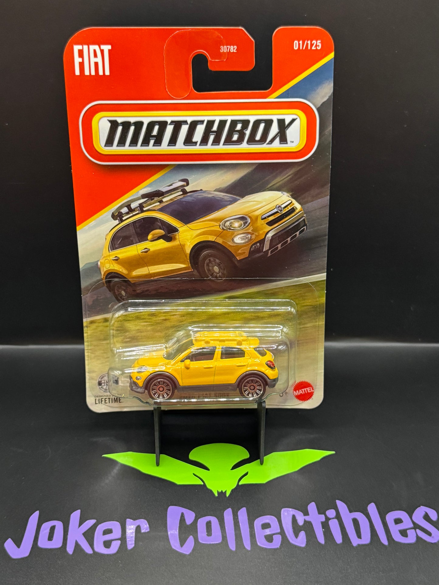 Matchbox 2026 Yellow 2016 Fiat 500X 01/125