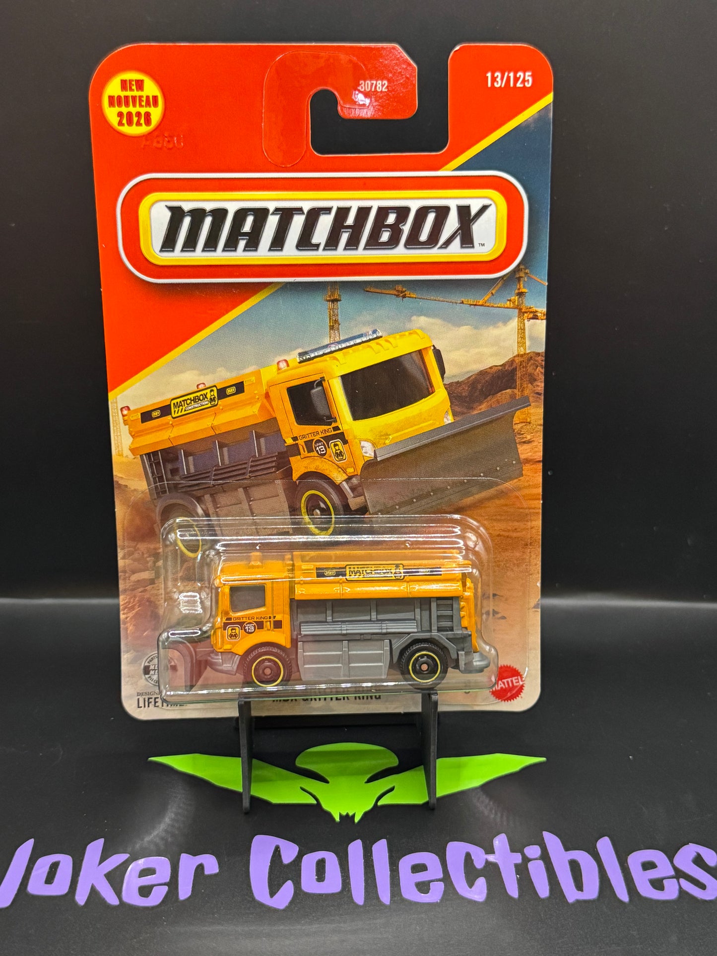 Matchbox 2026 Orange Matchbox Construction MBX Gritter King 13/125