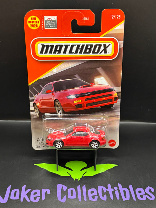 Matchbox 2026 Red 1993 Toyota Celica 12/125