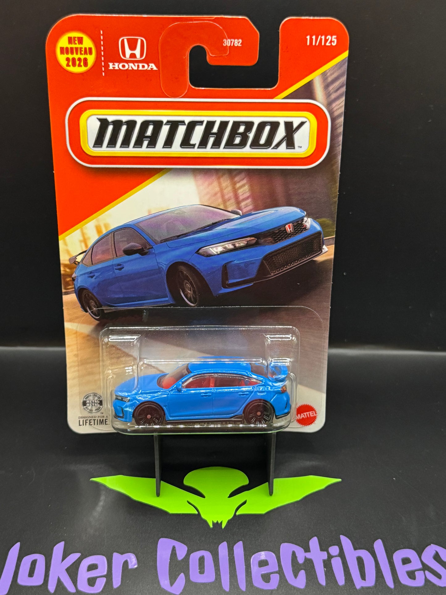 Matchbox 2026 Blue 2024 Honda Civic Type R 11/125