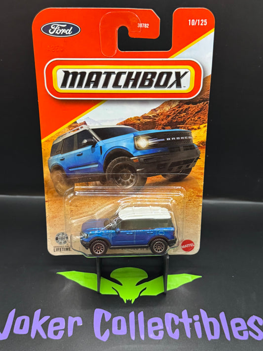 Matchbox 2026 Blue 2022 Ford Bronco Sport 10/125