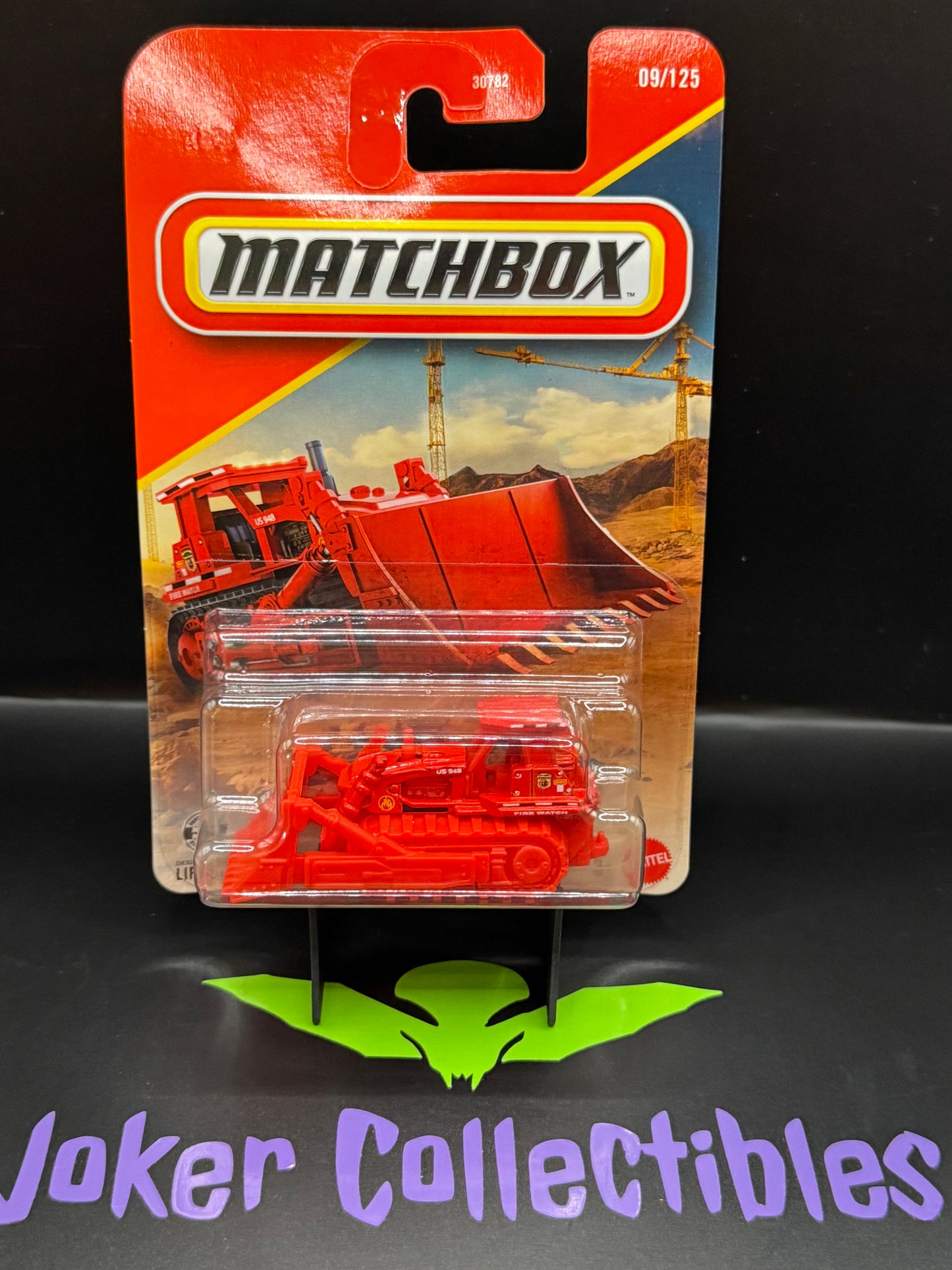 Matchbox 2026 Red Fire Watch Red Ground Breaker Bulldozer 09/125