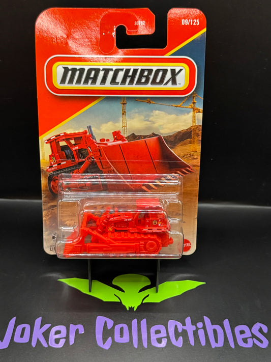 Matchbox 2026 Red Fire Watch Red Ground Breaker Bulldozer 09/125