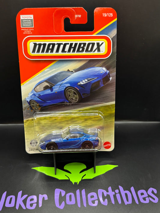 Matchbox 2026 Blue 2023 Toyota GR Supra 15/125