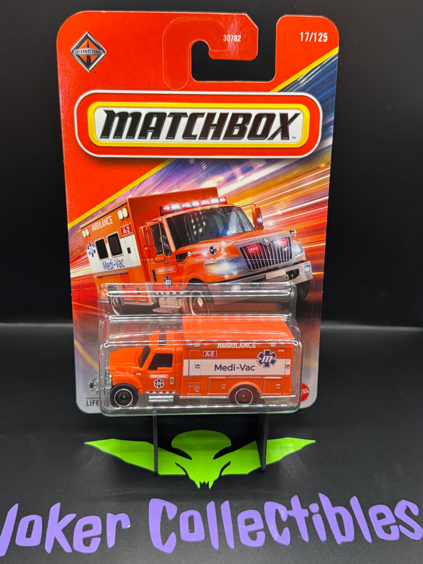 Matchbox 2026 Orange Medi-Vac International Terrastar Ambulance 17/125