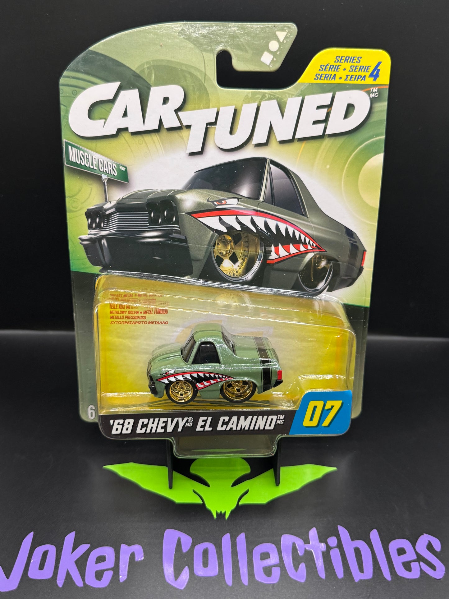 CarTuned Series 4 Hobby Alternate Shark Mouth '68 Chevy El Camino Muscle Cars # 07