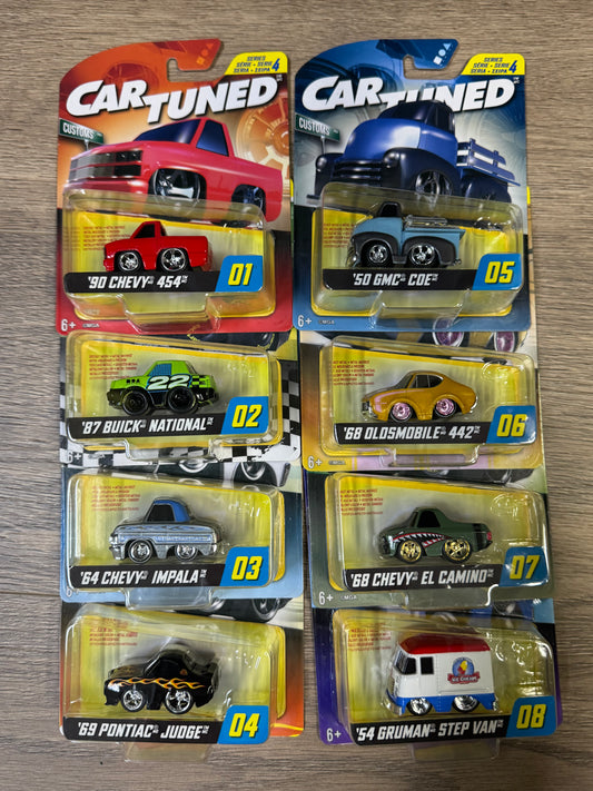 CarTuned 1:64 Series 4 Hobby Exclusive Alternate Set of 8 Factory Sealed Case