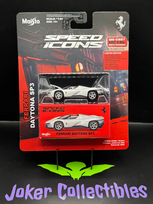 Maisto 1:64 Speed Icons Ferrari Daytona SP3 White