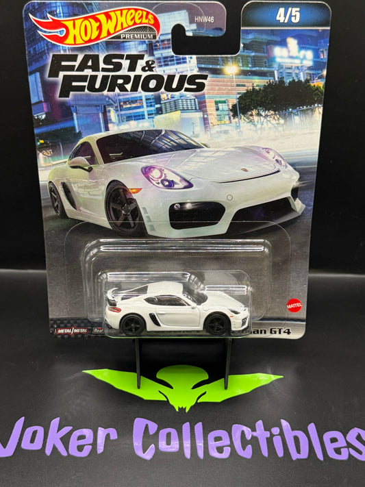 Hot Wheels Premium Fast & Furious Porsche 718 Cayman GT4 # 4/5