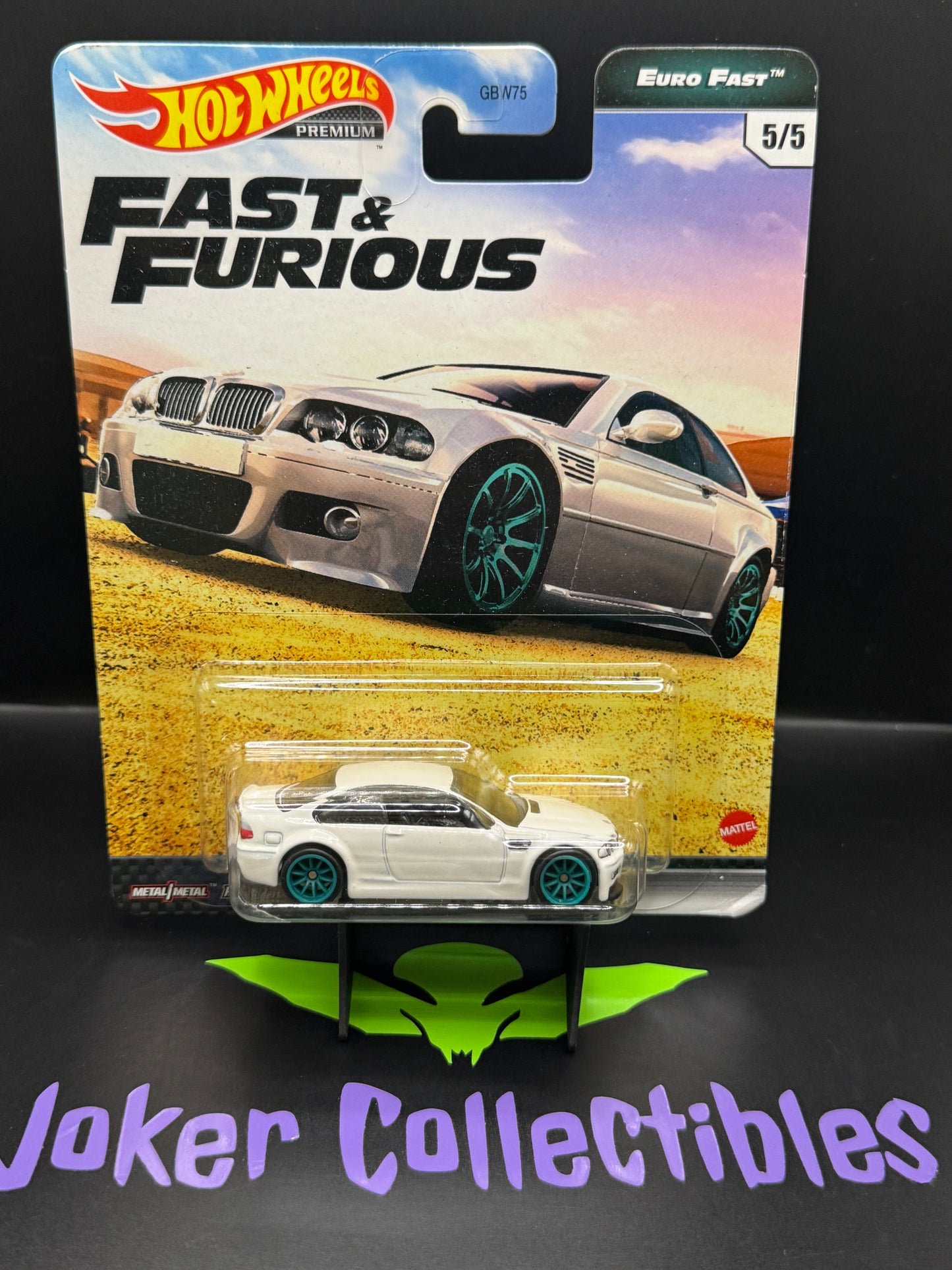 Cracked Blister Hot Wheels Premium Fast & Furious Furious 7 Euro Fast BMW M3 E46 # 5/5