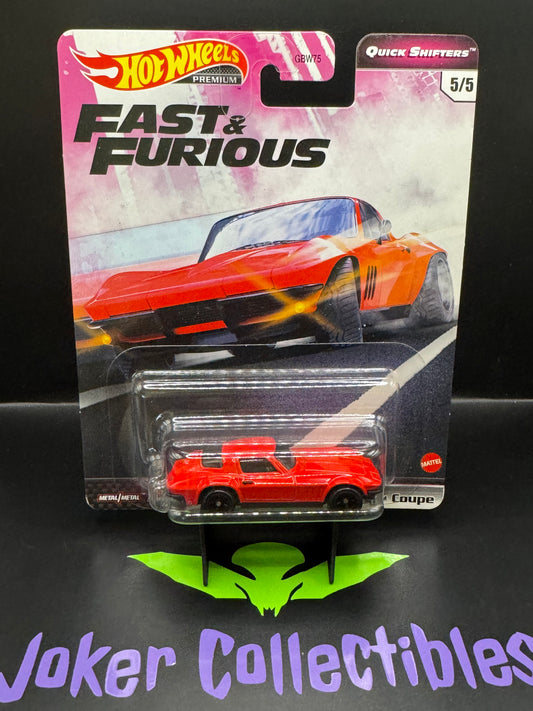 Hot Wheels Premium Fast & Furious Quick Shifters '65 Corvette Stingray Coupe # 5/5