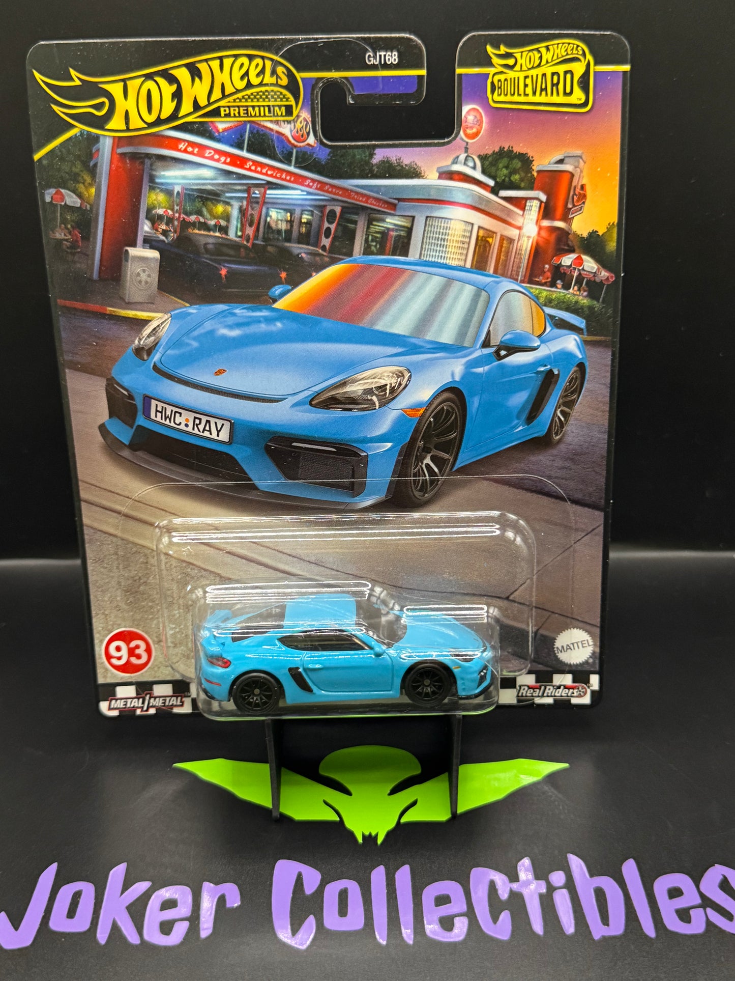 Hot Wheels Premium Boulevard Porsche 718 Cayman GT4 # 93