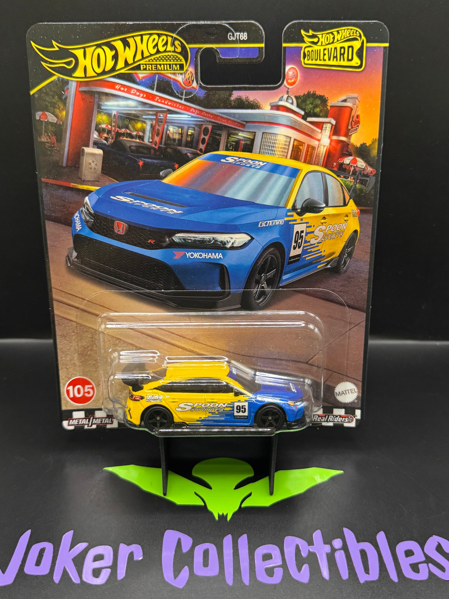 Hot Wheels Premium Boulevard Spoon '24 Honda Civic Type-R # 105