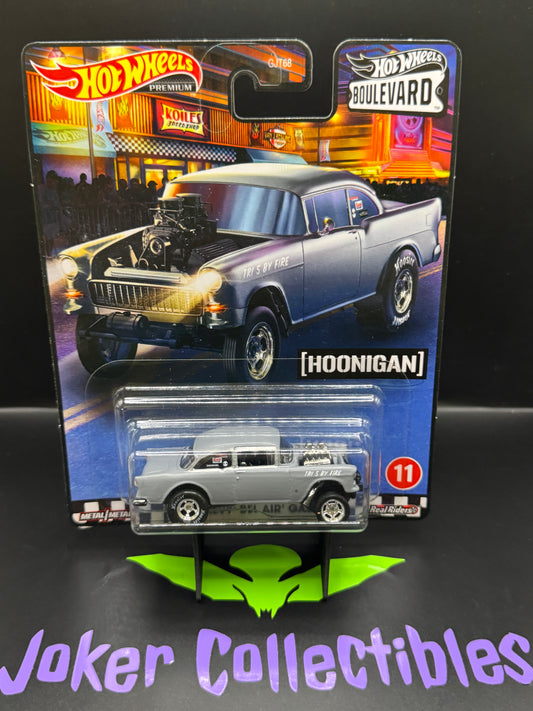 Hot Wheels Premium Boulevard Hoonigan '55 Chevy Bel Air Gasser # 11