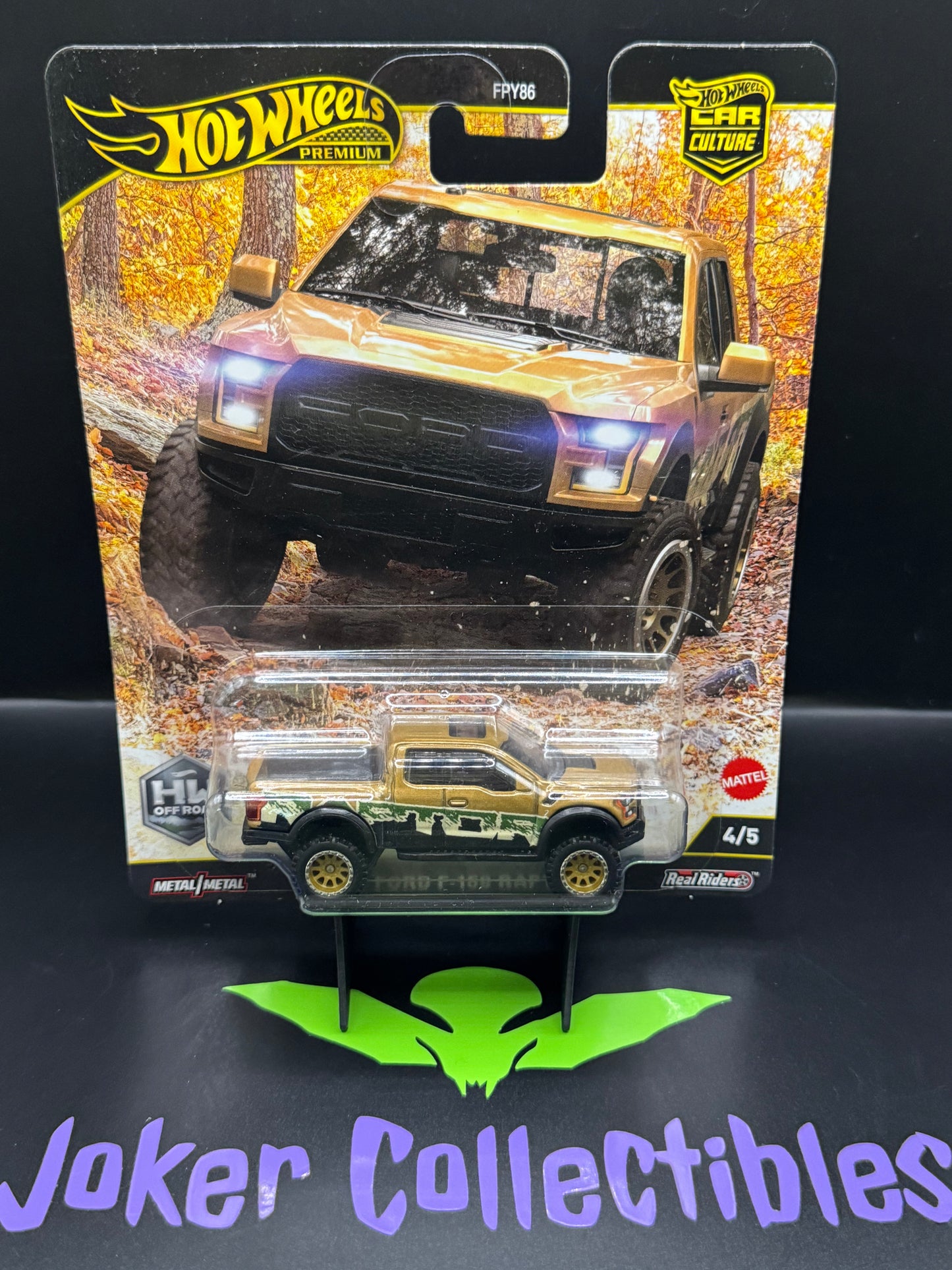 Hot Wheels Premium Car Culture HW Off Road 2017 Ford F-150 Raptor # 4/5