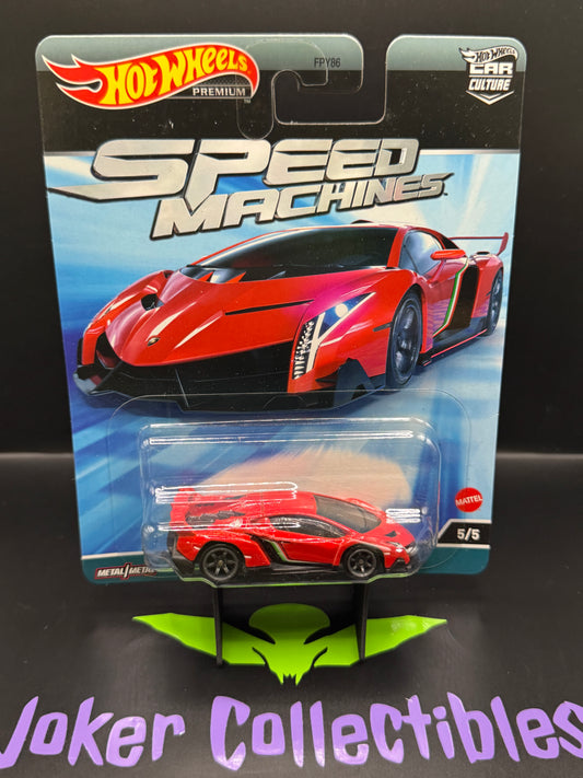 Hot Wheels Premium Car Culture Speed Machines Lamborghini Veneno # 5/5