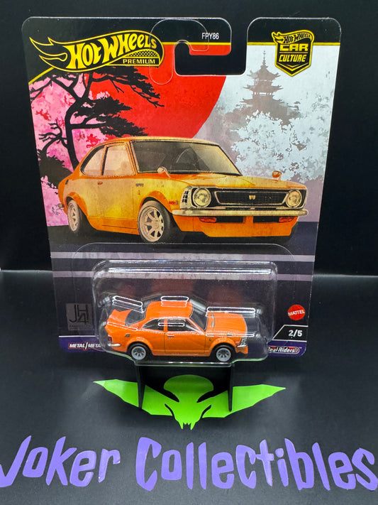 Hot Wheels Premium Car Culture Japan Historics 4 '72 Toyota Corolla Levin # 2/5