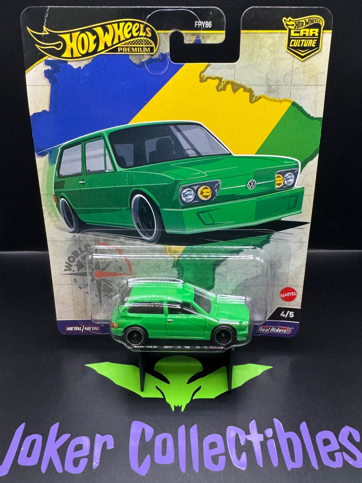 Hot Wheels Premium Car Culture World Tour Volkswagen Brasilia # 4/5