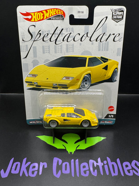 Hot Wheels Premium Car Culture Spettacolare Lamborghini Countach LP 5000 QV # 3/5