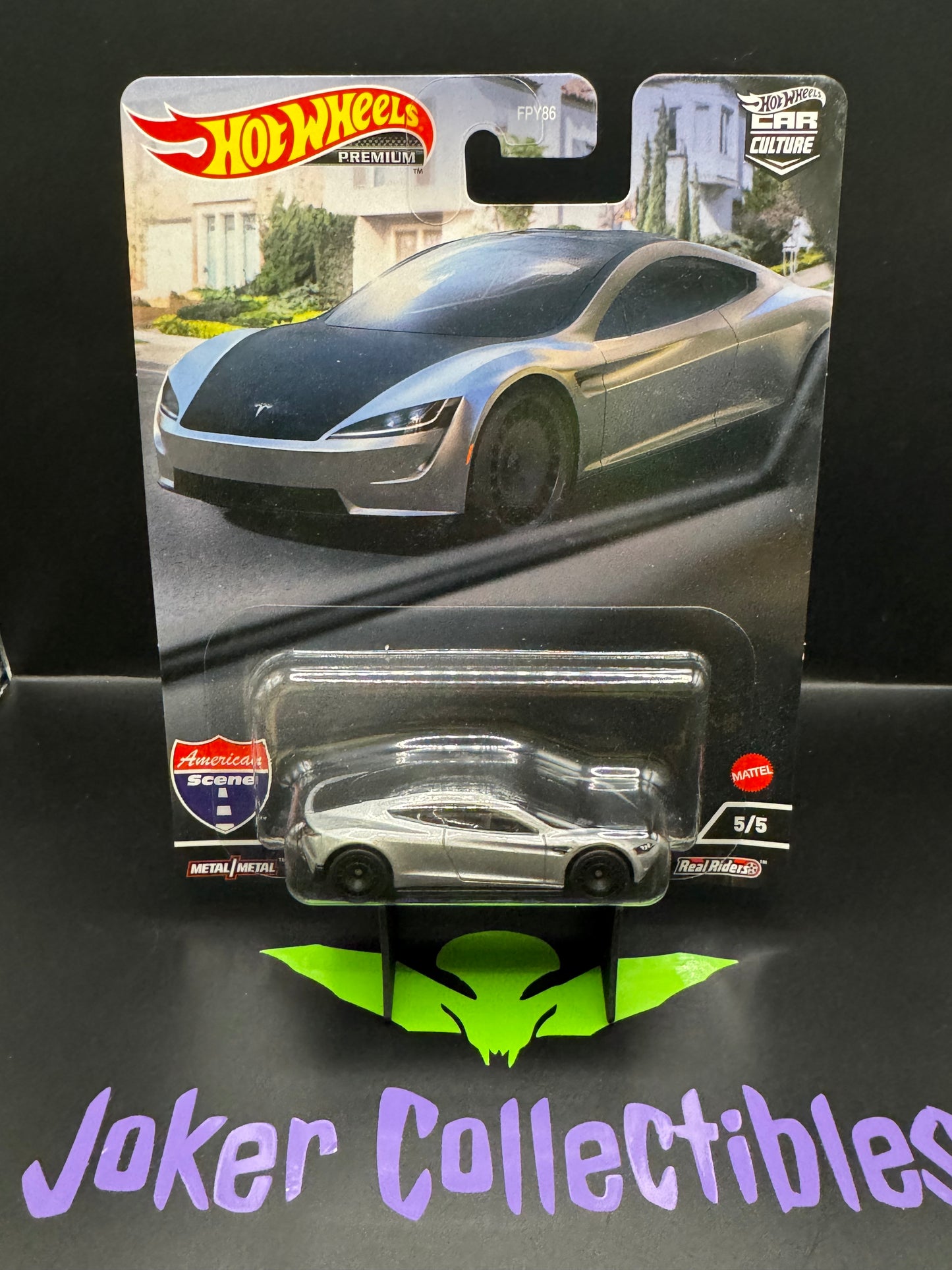 Hot Wheels Premium Car Culture American Scene Tesla Roadster # 5/5