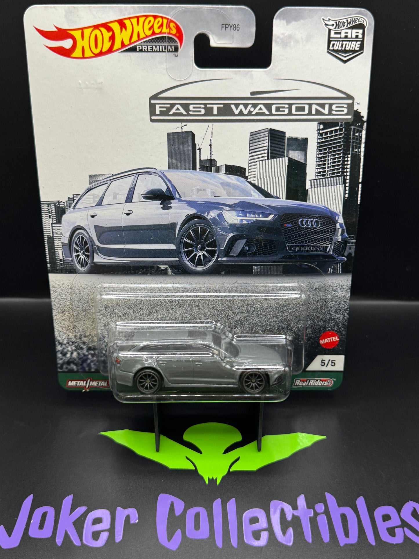 Hot Wheels Premium Car Culture Fast Wagons '17 Audi RS 6 Avant # 5/5