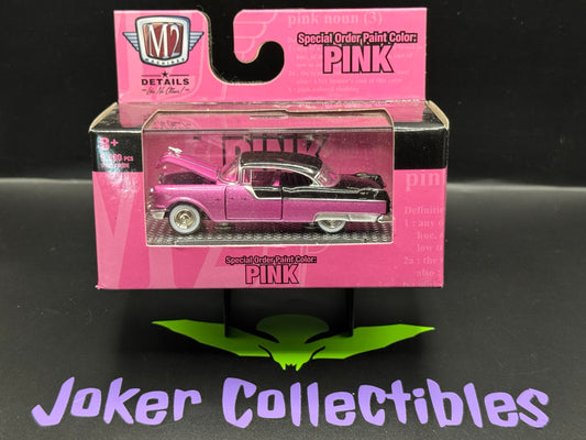 M2 Machines Special Order Paint Color Pink 1955 Pontiac Star Chief S110 22-44