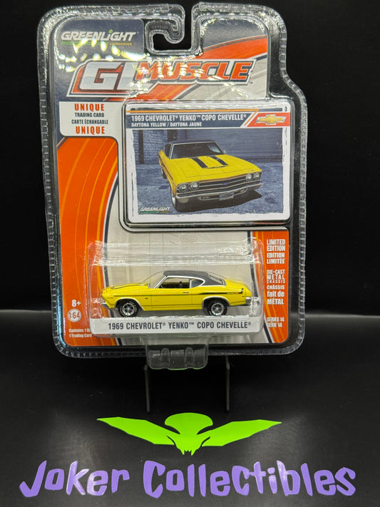 Greenlight GL Muscle Series 14 1969 Chevrolet Yenko COPO Chevelle Daytona Yellow